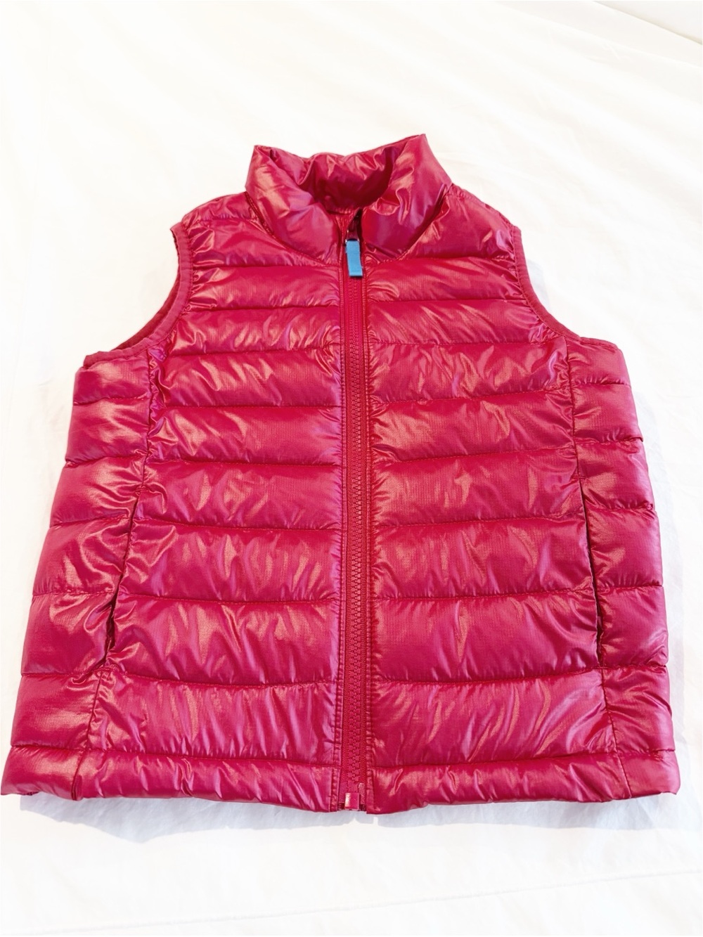 Primary Red Puffer Vest for Kids 6-7 Years
